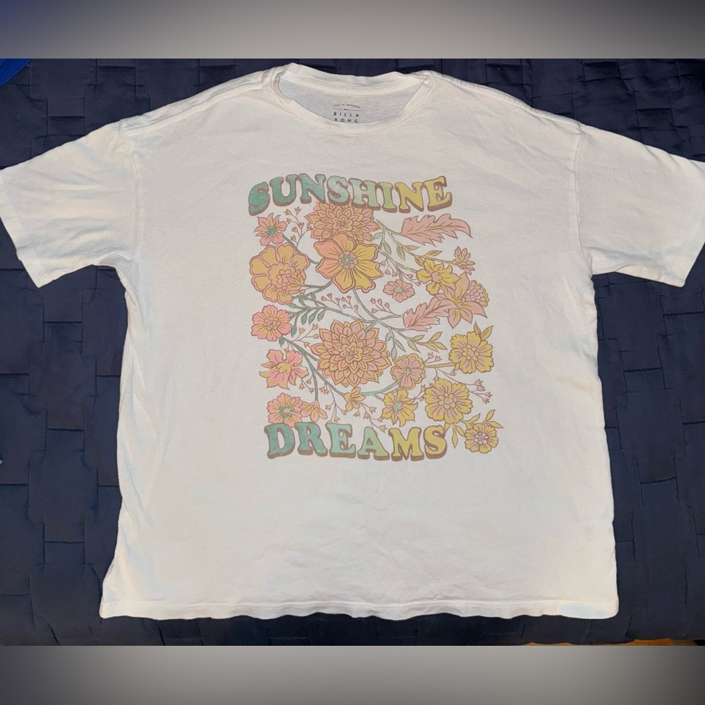 Billabong Cream Graphic Tee